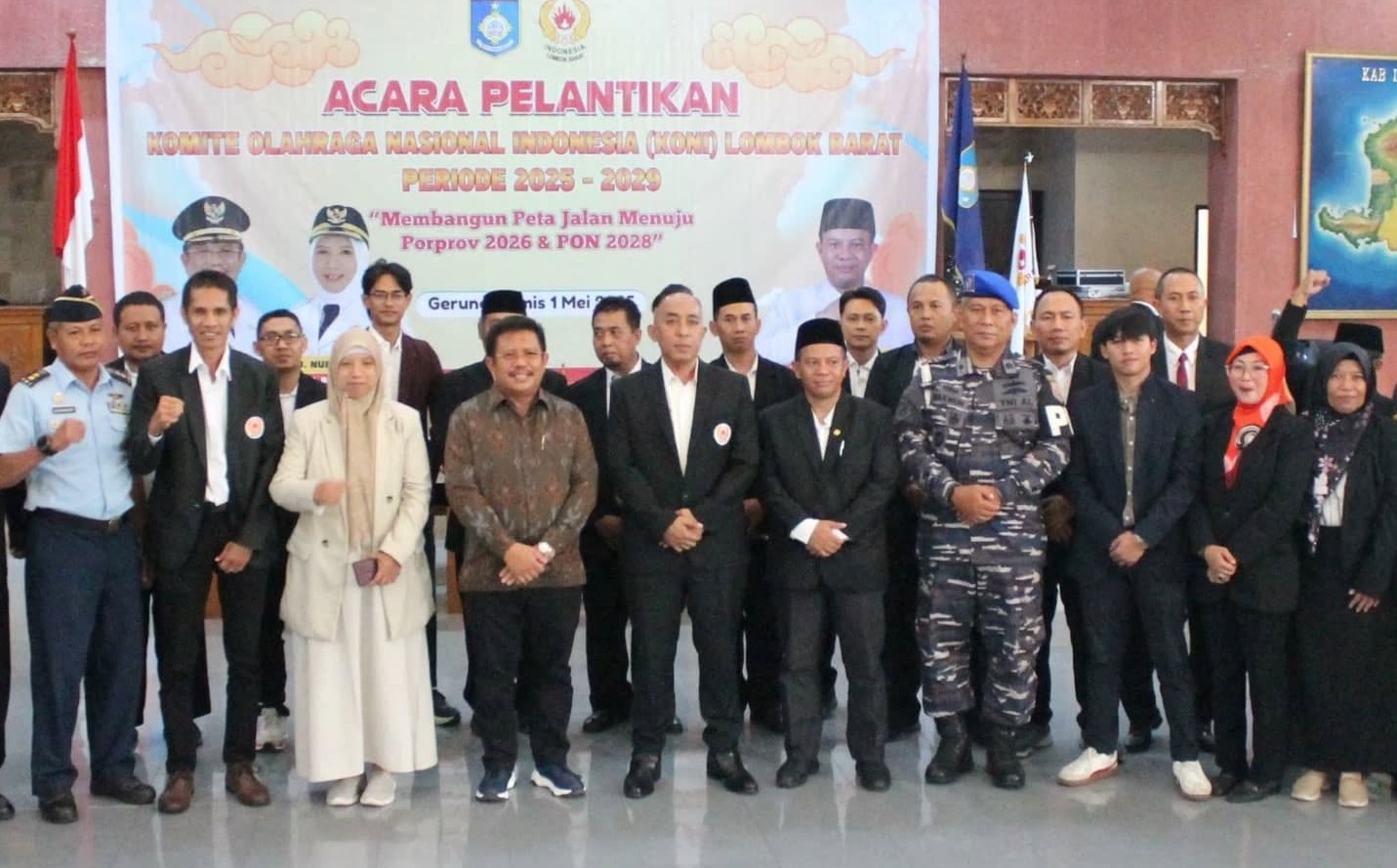 Ketua KONI Lobar Baru Dilantik, Bupati Tekankan Kekuatan Potensi Lokal