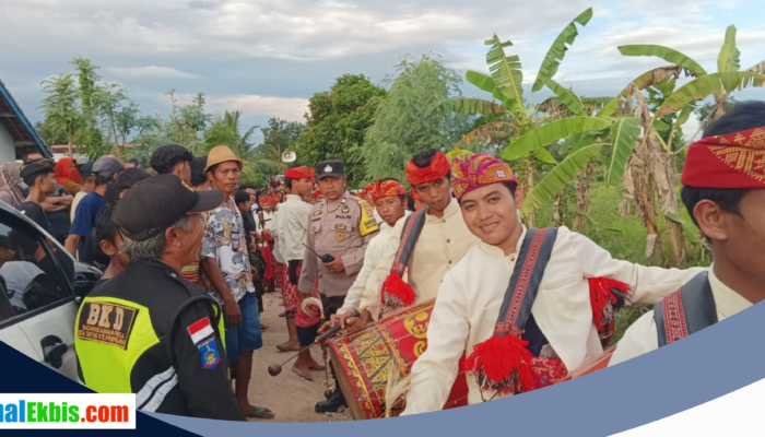 Sinergi Polisi dan Adat: Nyongkolan Lombok Barat Berjalan Tertib dan Aman