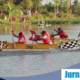 Sampan Ngebut! Sungai Geleger Jadi Arena Balap Paling Seru di Lombok