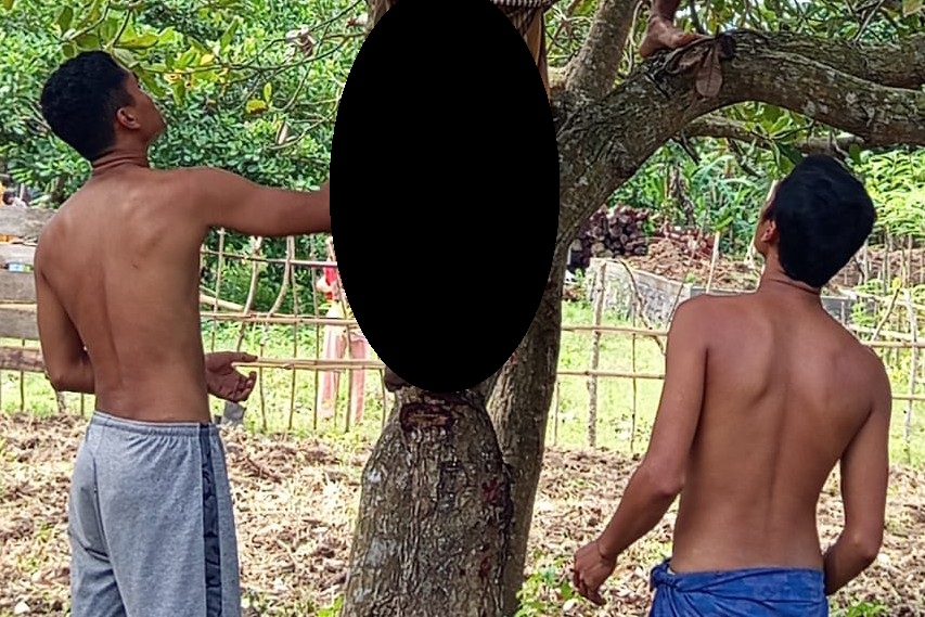 Warga Sekotong Ditemukan Meninggal Tergantung di Pohon Jambu Mete