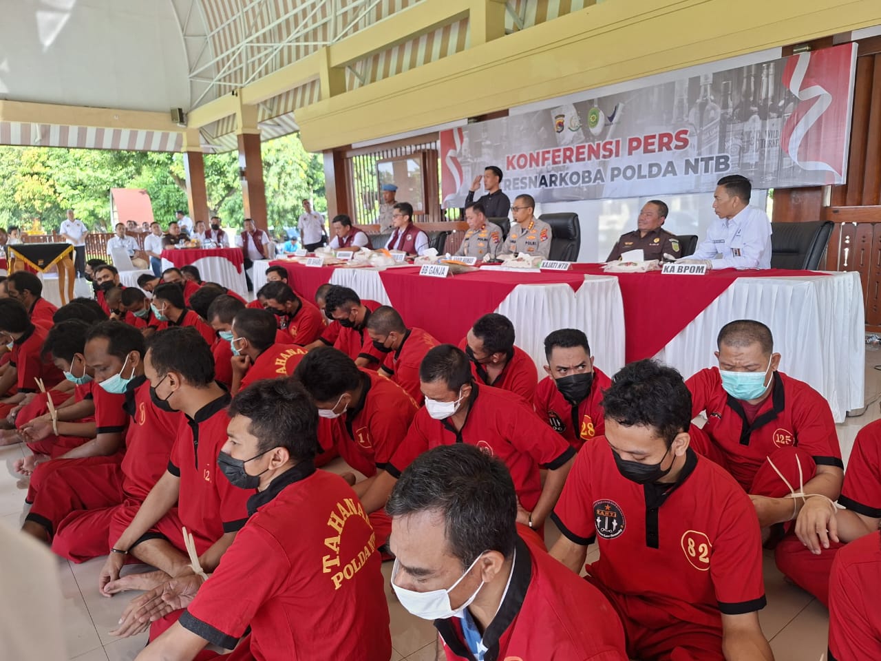 Polda NTB Sikat Sindikat Narkoba: 8,6 Kg Sabu dan 85 Tersangka Diamankan