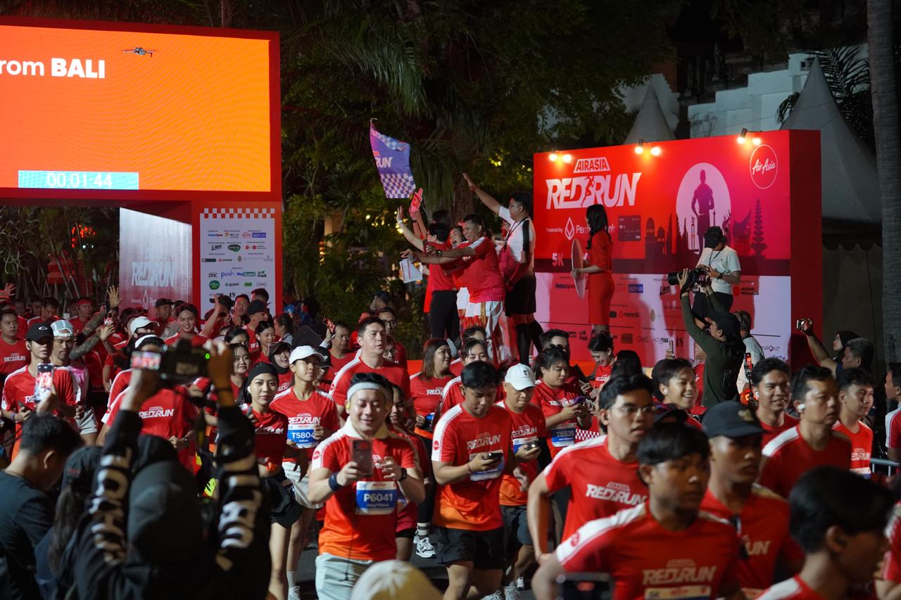 5.500 Pelari Padati The Nusa Dua di AirAsia RedRun 2025