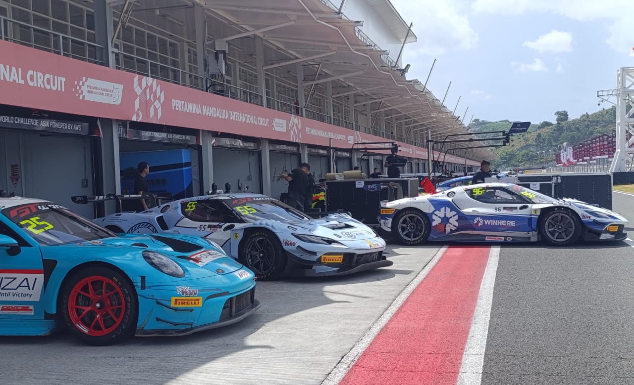 Logistik Tim GT World Challenge Asia Tiba di Mandalika, Lamborghini Jadi Penutup
