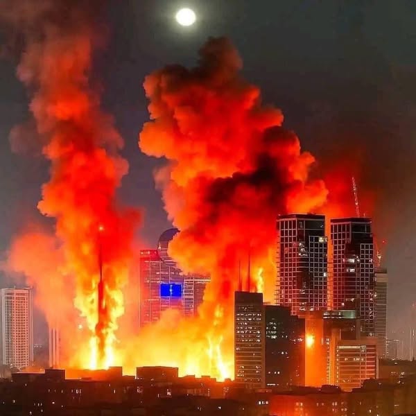Iran Balas Brutal! Rudal Hantam Jantung Israel, Netanyahu Gemetar di Bunker