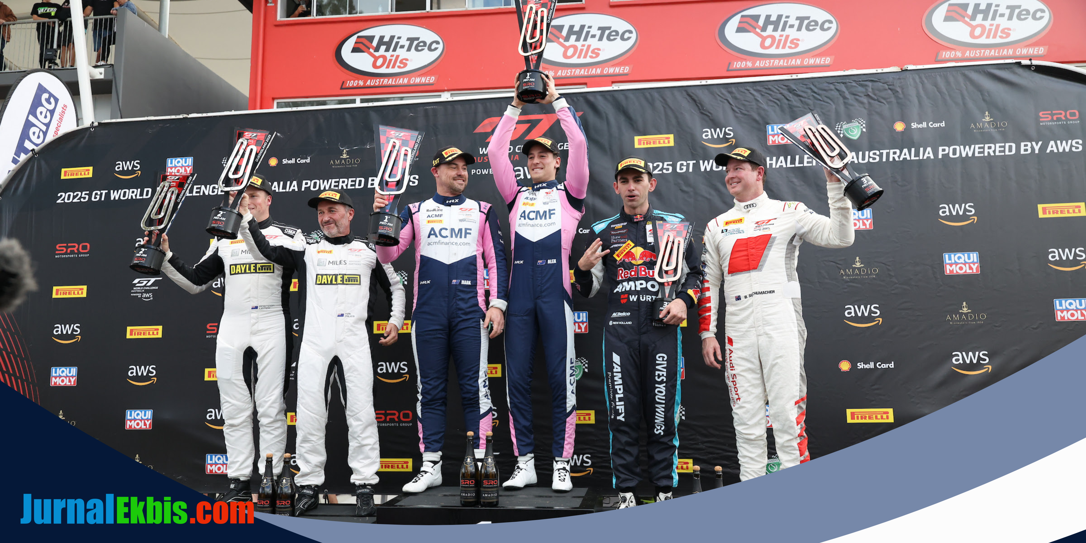 Alex Peroni dan Mark Rosser Meraih Kemenangan di Balapan ke-2 GT World Challenge Australia di Queensland Raceway