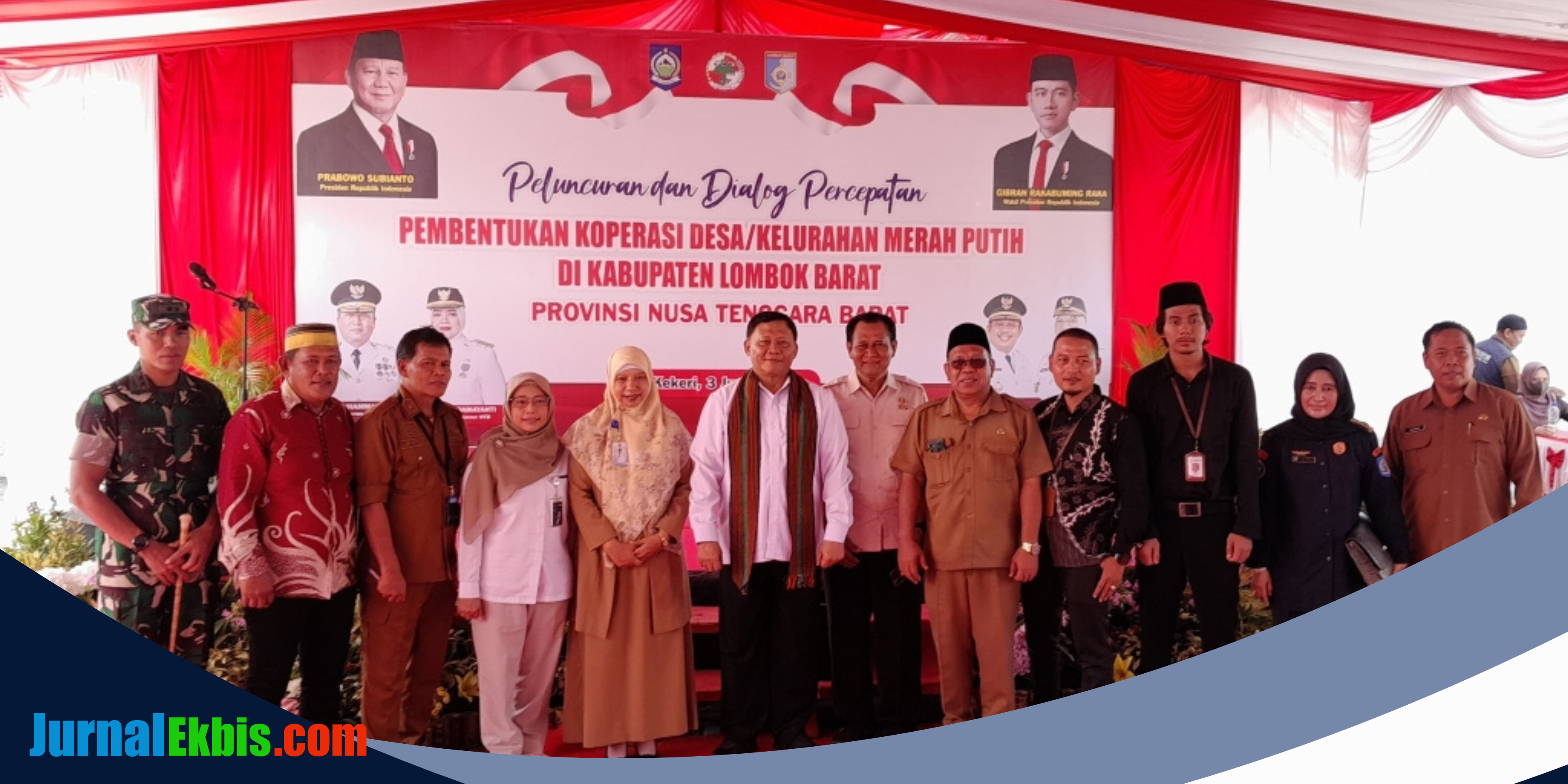 Wamen KP Luncurkan Koperasi Merah Putih di Lombok Barat, Rp10 Juta per Desa Disiapkan