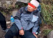 Pendaki Malaysia Terpeleset di Rinjani, Selamat dan Sudah Pulih