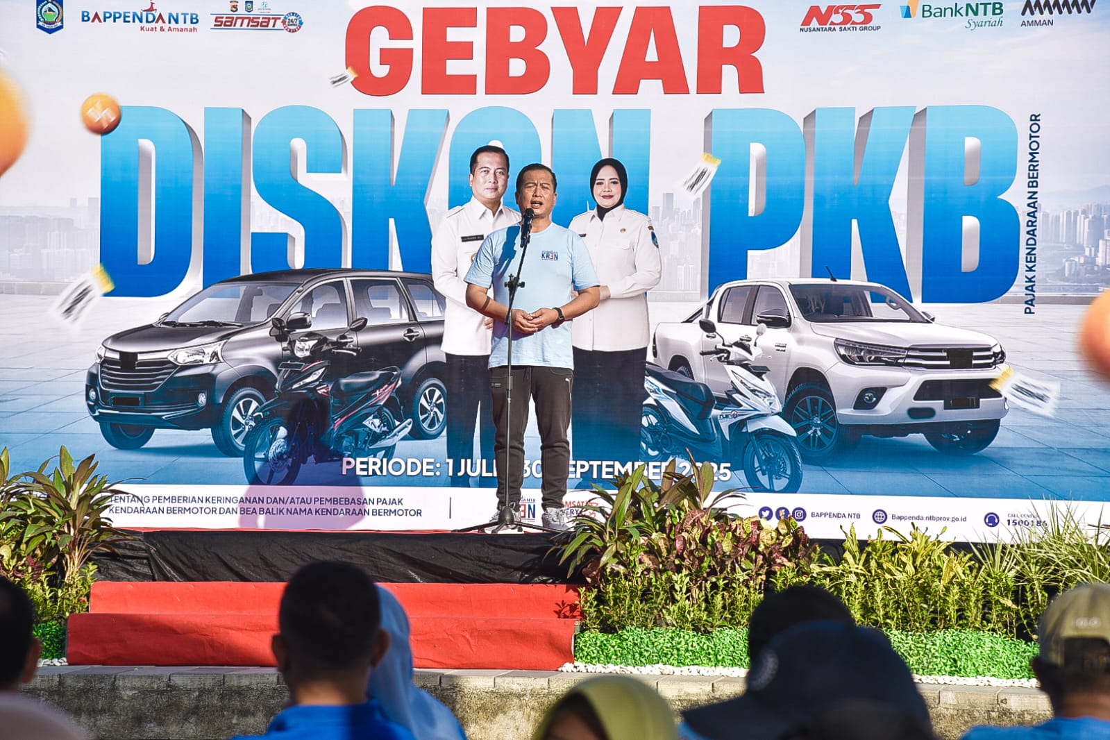 Gebyar PKB NTB 2025 Resmi Dibuka, Diskon Besar untuk Warga Taat Pajak