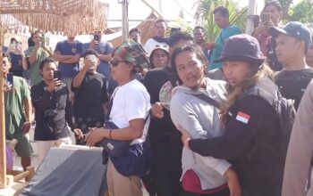 Pengosongan Lahan di Pantai Aan Ricuh, Pegawai Aloha Beach Club Protes