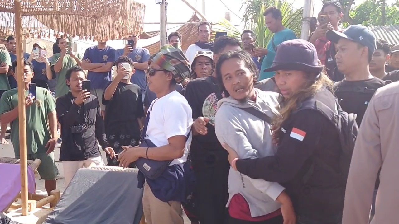 Pengosongan Lahan di Pantai Aan Ricuh, Pegawai Aloha Beach Club Protes