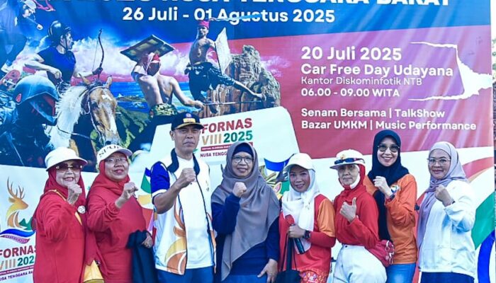 Gebyar FORNAS VIII 2025 Panaskan Suasana Car Free Day Udayana