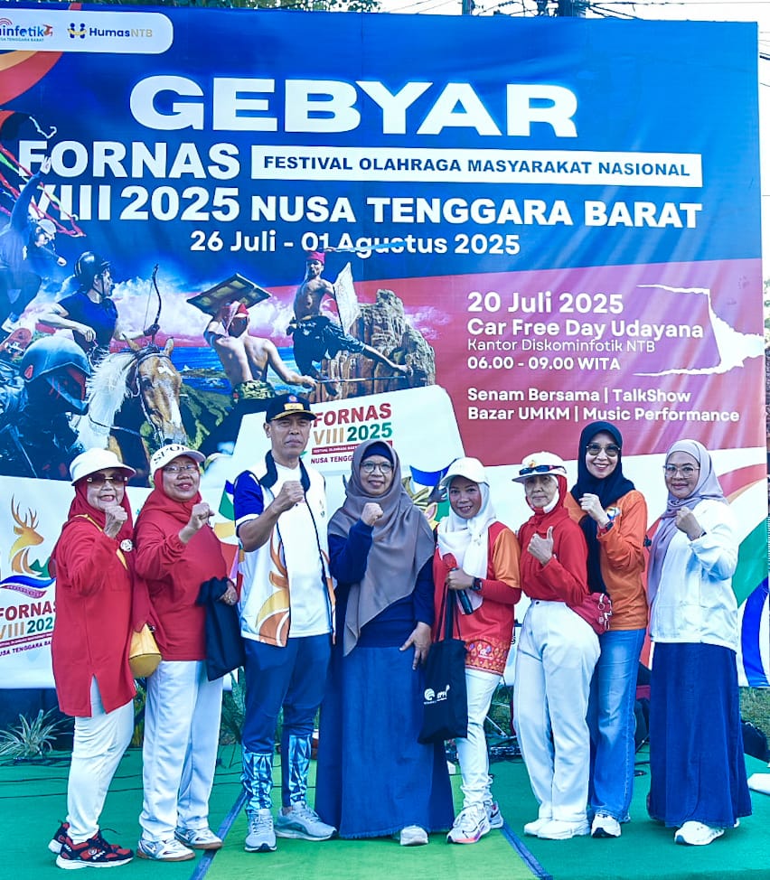 Gebyar FORNAS VIII 2025 Panaskan Suasana Car Free Day Udayana
