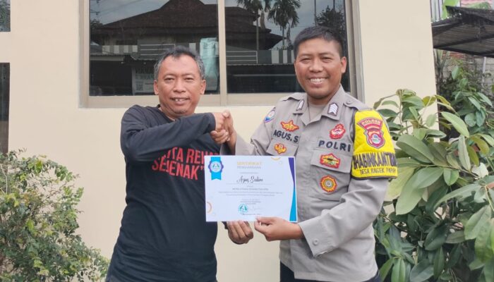 Bripka Agus Salim Terima Penghargaan Komisi Disabilitas NTB, Ini Aksinya