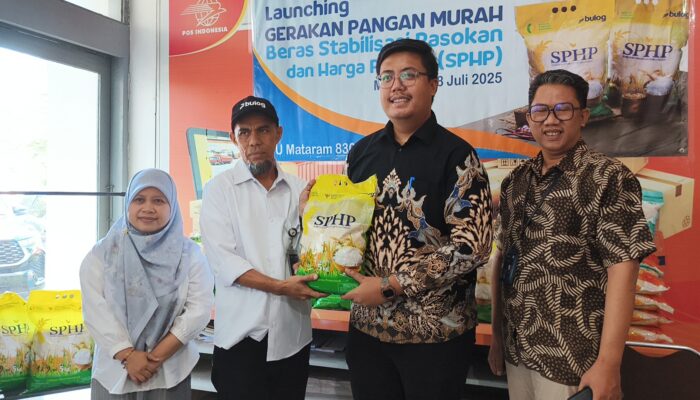 BULOG Gandeng PT Pos Indonesia: Beras Murah Kini Lebih Dekat di NTB
