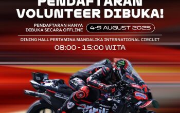 Pendaftaran Volunteer Pertamina Grand Prix of Indonesia 2025 Dibuka