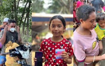 Indosat Bagi Ribuan Masker untuk Warga Terdampak Erupsi Lewotobi