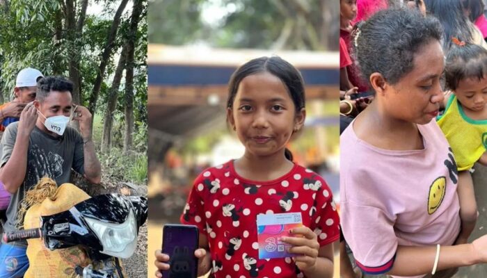Indosat Bagi Ribuan Masker untuk Warga Terdampak Erupsi Lewotobi