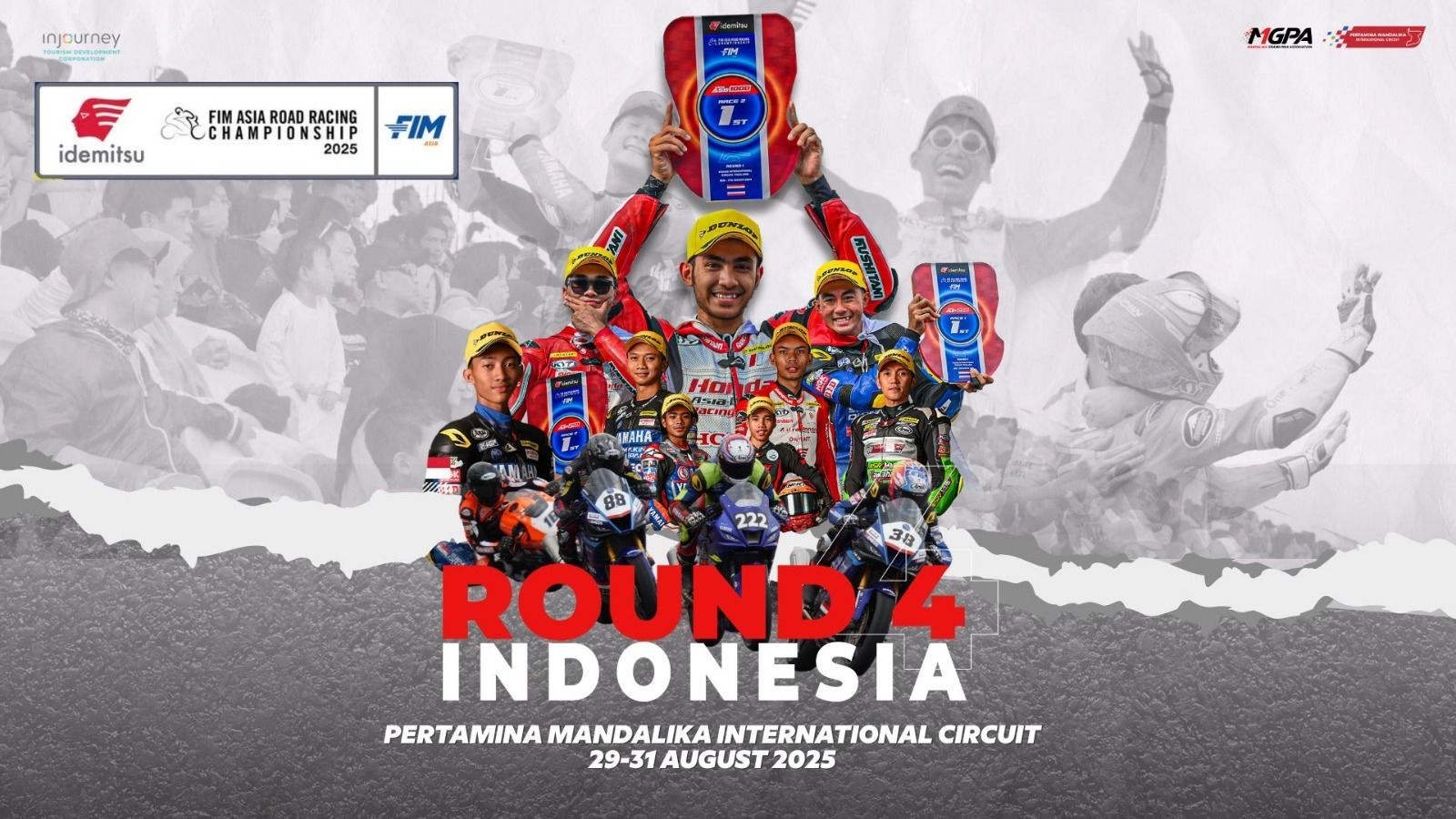 Mandalika Panas Agustus Ini: ARRC 2025, Porsche Carrera Cup, hingga Konser Happy Asmara