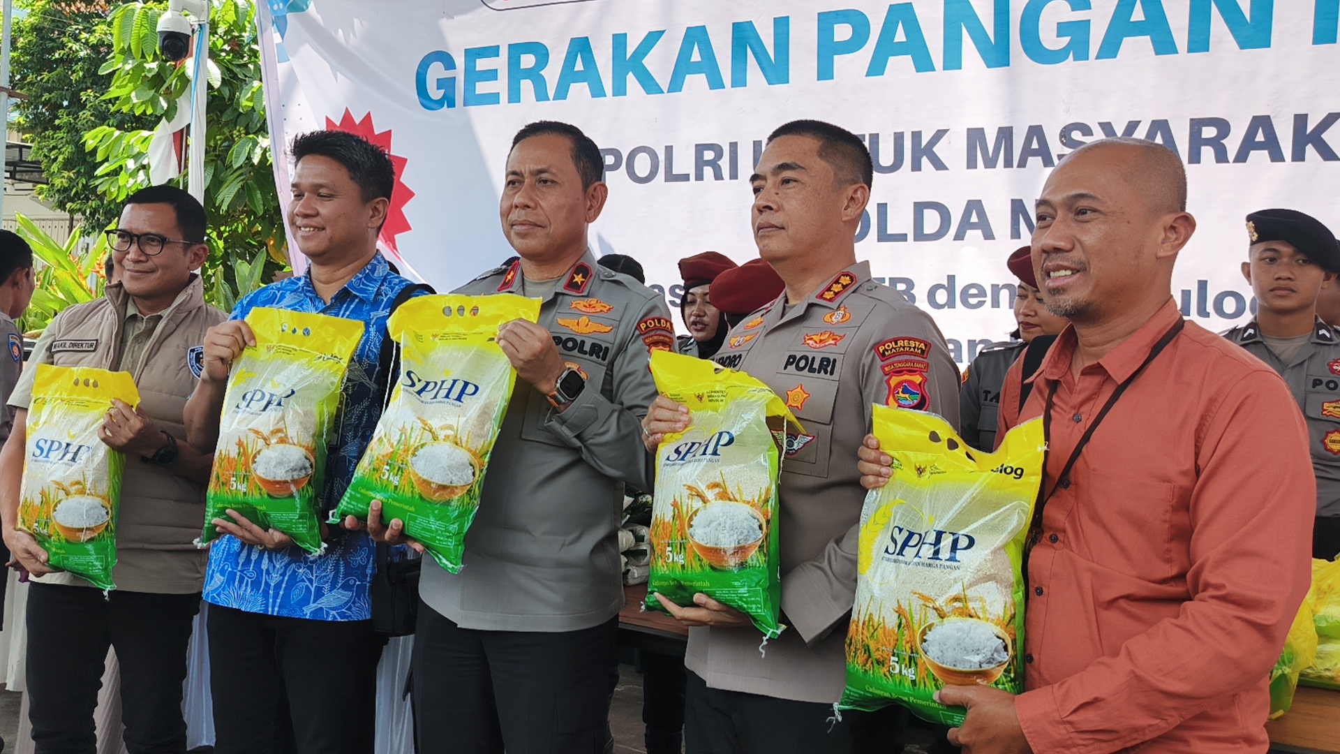 Gerakan Pangan Murah di Mataram, Beras SPHP Dijual di Bawah HET