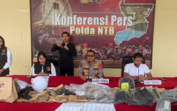 20 Tersangka Kerusuhan Mapolda dan DPRD NTB Resmi Ditahan
