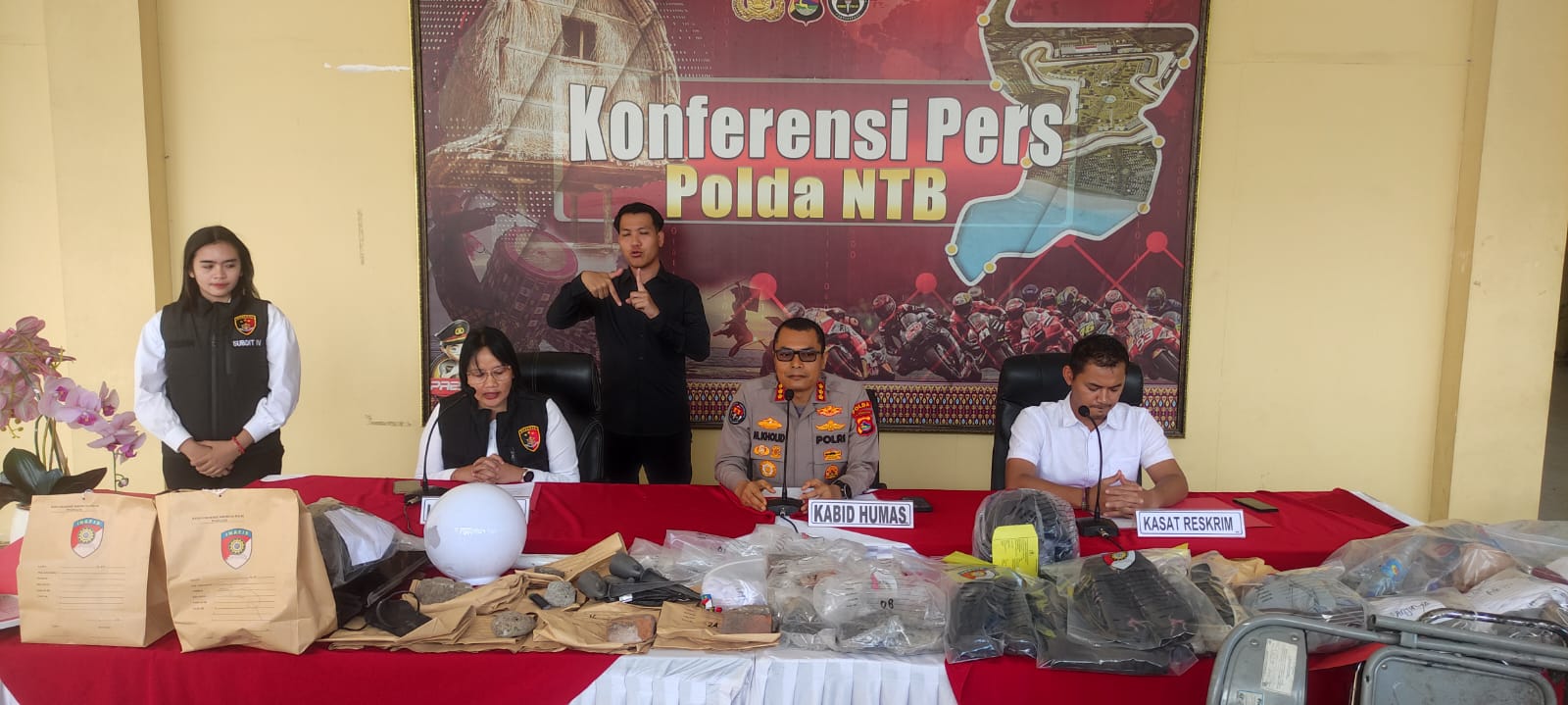 20 Tersangka Kerusuhan Mapolda dan DPRD NTB Resmi Ditahan