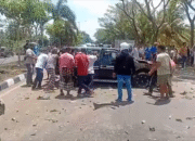 Dua Mobil Minibus Adu Banteng di Lombok, 1 Tewas 6 Luka
