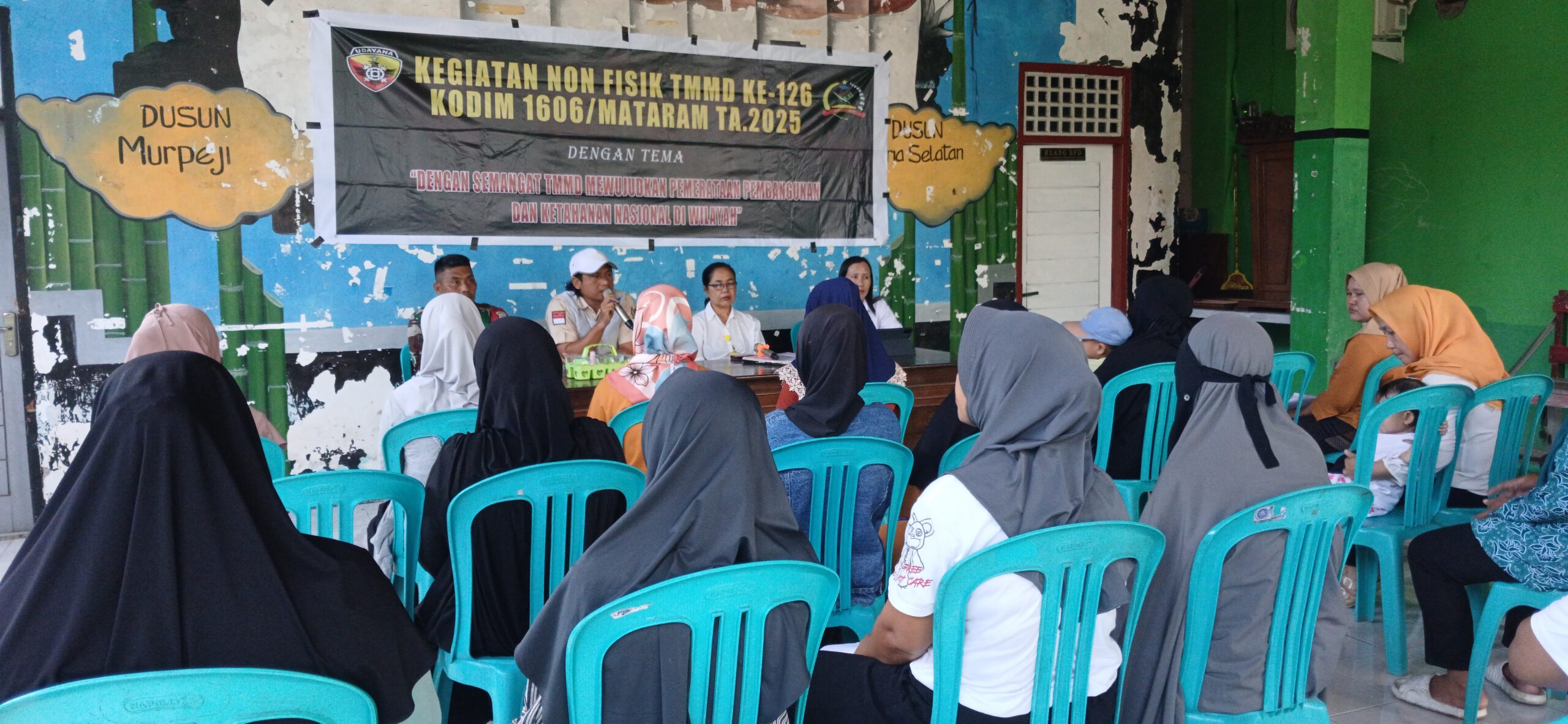 TMMD 126 Kodim Mataram Hadirkan Layanan KB Gratis bagi Warga Dasan Geria