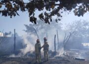 Bungalow Wisata di Sekotong Ludes Terbakar, Diduga Akibat Pembakaran Sampah