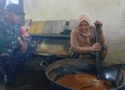 TMMD Kodim 1606 Mataram Buka Akses Jalan 2 Km, Petani Gula Aren Giri Madia Kini Bernapas Lega