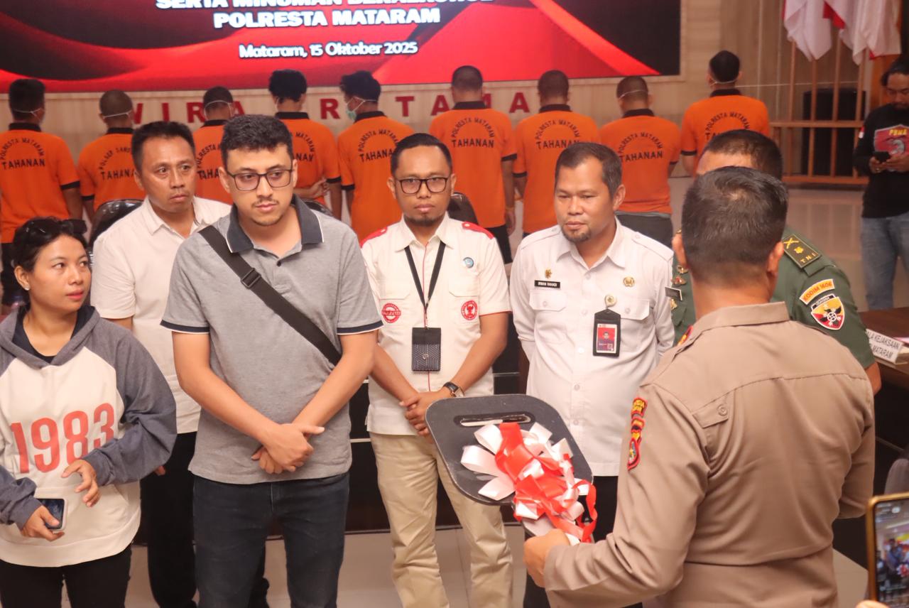 Polresta Mataram Kembalikan 178 Barang Bukti Hasil Kejahatan kepada Korban