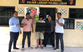 Polsek Labuapi Tangkap Pelaku Pembobolan Rumah di BTN Griya Taman Sari, Satu Buron