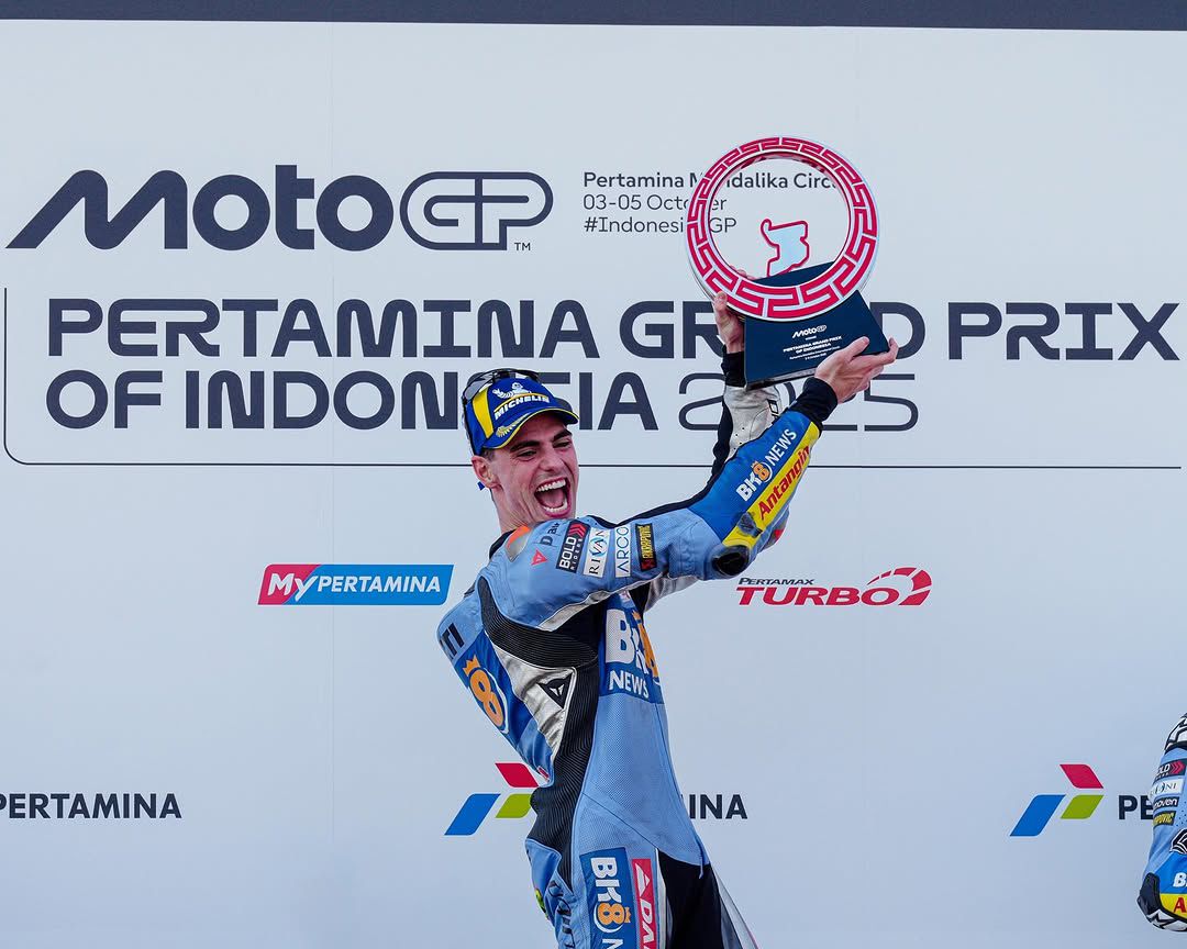 Fermin Aldeguer Cetak Sejarah, Rookie Spanyol Taklukkan Sirkuit Mandalika di MotoGP 2025
