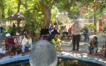 Ajak Warga Jaga Kamtibmas, KBO Binmas Polres Lotim IPDA Lalu Rusmaladi Sambangi Desa Aikmel