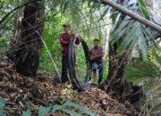 TNI dan Warga Lingsar Bahu-Membahu Salurkan Air Bersih Sejauh 1 Km di Tengah Terik Lombok Barat