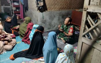 Satgas TMMD Kodim 1606/Mataram Tanamkan Semangat Cinta Tanah Air pada Anak-Anak di Lingsar
