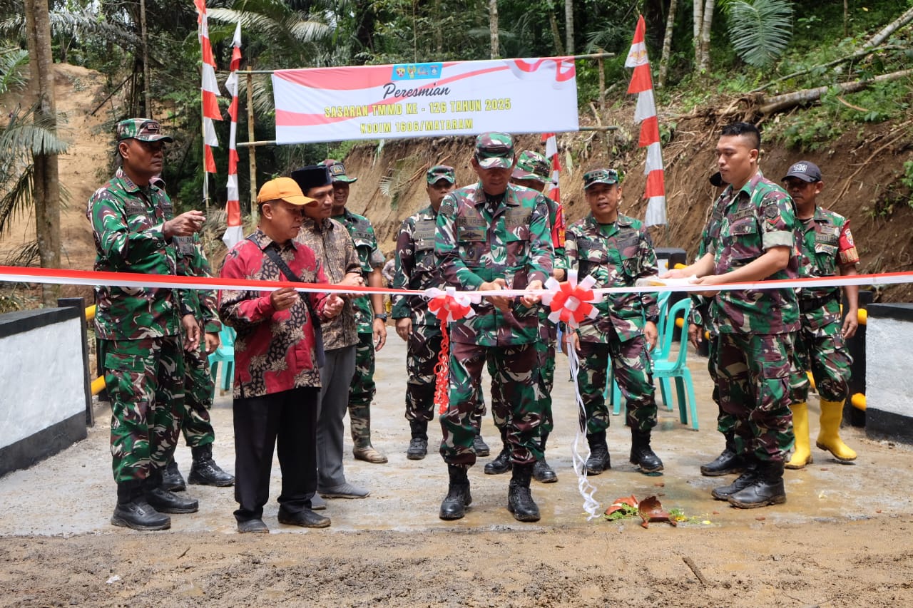 TMMD ke-126 Resmi Ditutup, Danrem 162/WB Tegaskan TNI Hadir Membangun Harapan di Lombok Barat