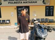 Curi Motor Pedagang Bawang, Pria Ini Malah ‘Kepedasan’ Ditangkap Resmob