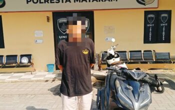 Curi Motor Pedagang Bawang, Pria Ini Malah ‘Kepedasan’ Ditangkap Resmob
