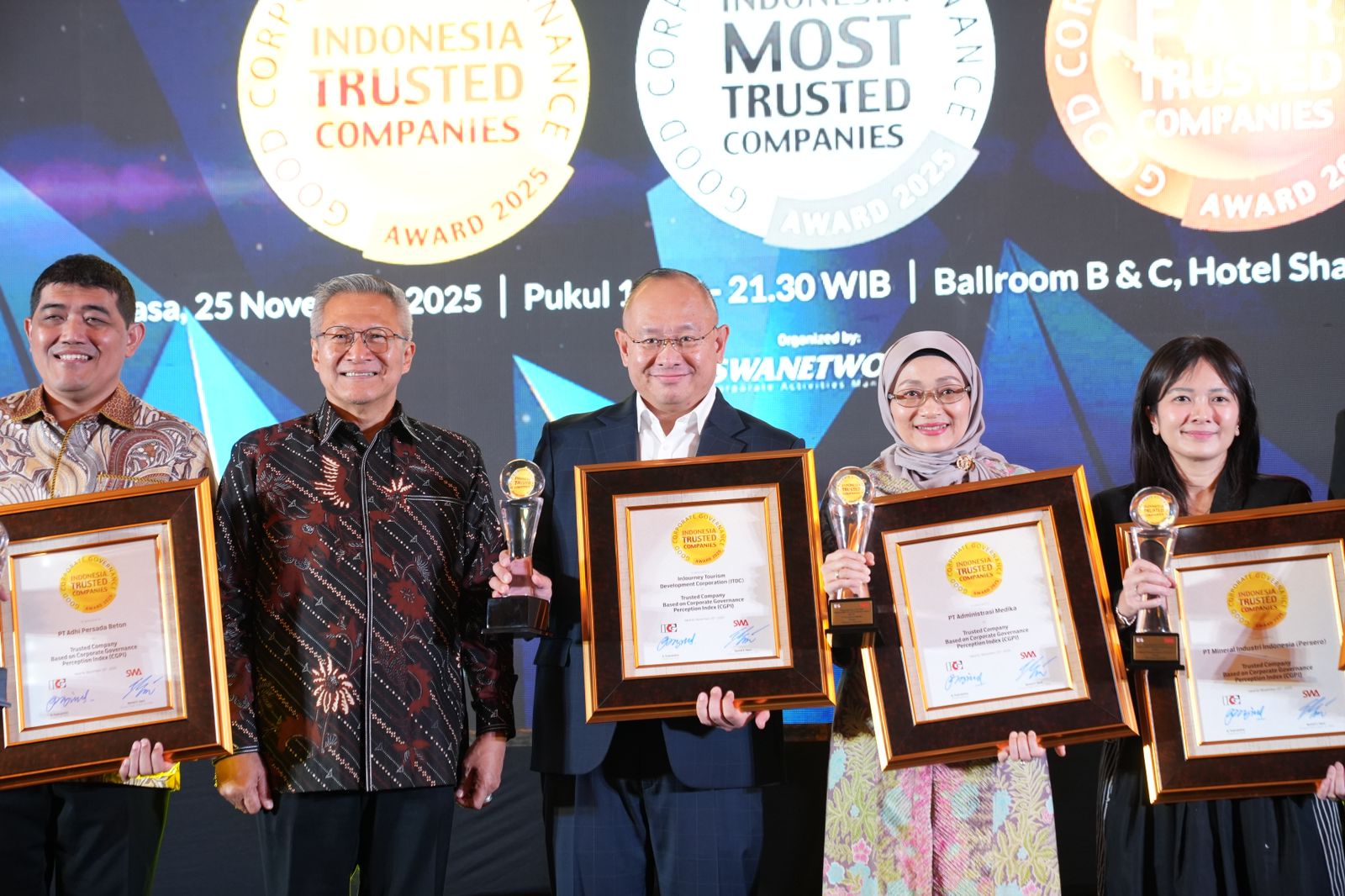 ITDC Sabet Empat Penghargaan ESG dan Raih Status Indonesia Trusted Company 2025