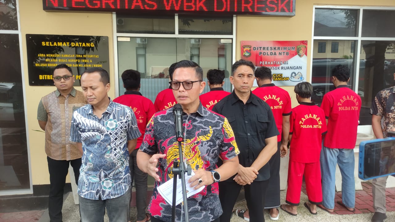 Polda NTB Tetapkan 8 Tersangka Perusakan Rumah Keluarga Rizka, Dua Masih Buron
