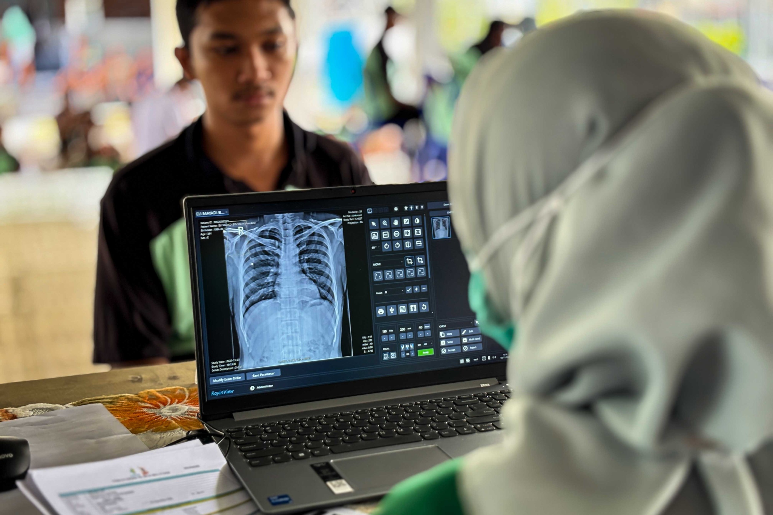 Cegah Penularan, Lapas Lombok Barat Gelar Skrining Massal TBC Gunakan Rontgen Mobile