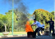 PLN UPT Mataram Gelar Simulasi Kebakaran, Perkuat Kesiapsiagaan Tanggap Darurat di NTB
