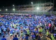 Mandalika Korpri Fun Night Run 2025 Pecahkan Rekor, 7.500 Pelari Ramaikan Sirkuit Internasional Mandalika