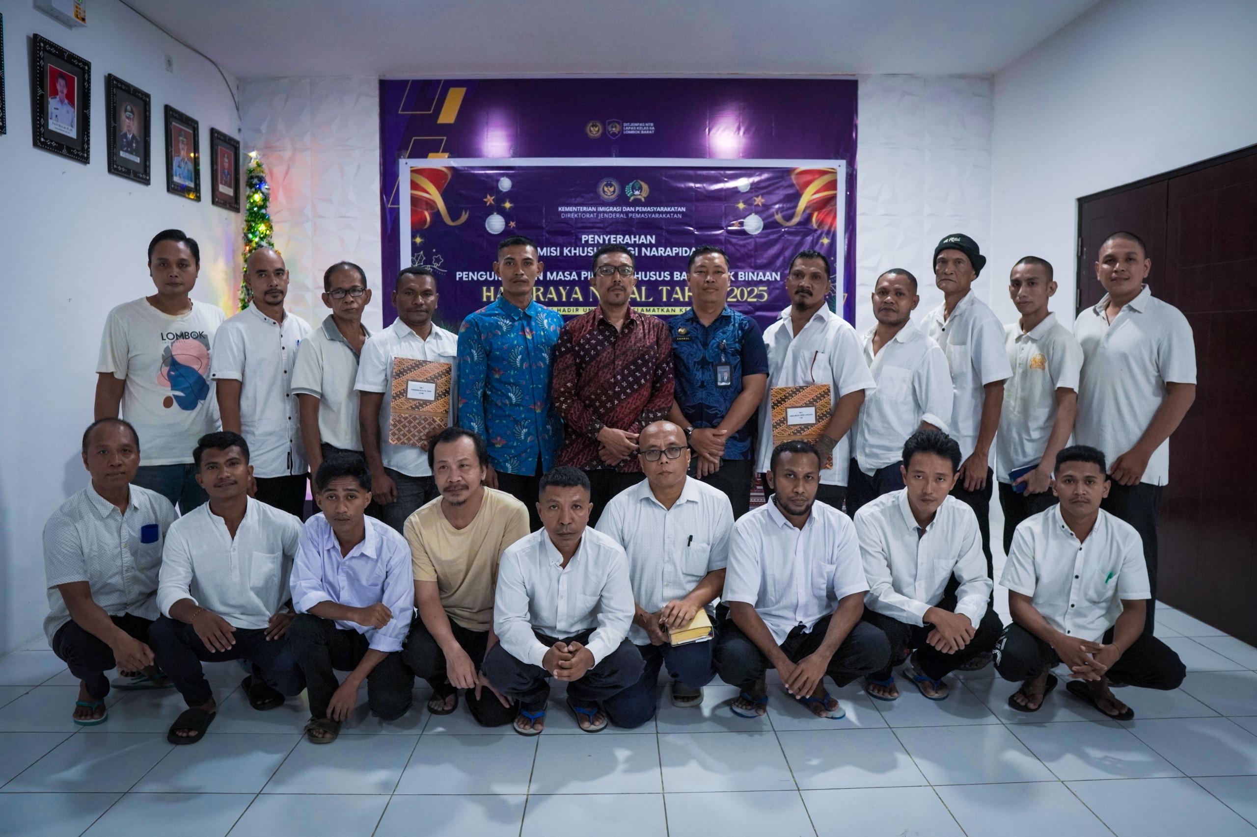 Lapas Lombok Barat Beri Remisi Natal 2025 kepada 12 Warga Binaan, Ini Rinciannya