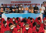 1.010 Kasus Narkoba Terungkap! Polda NTB Musnahkan 339 Gram Sabu di Akhir 2025