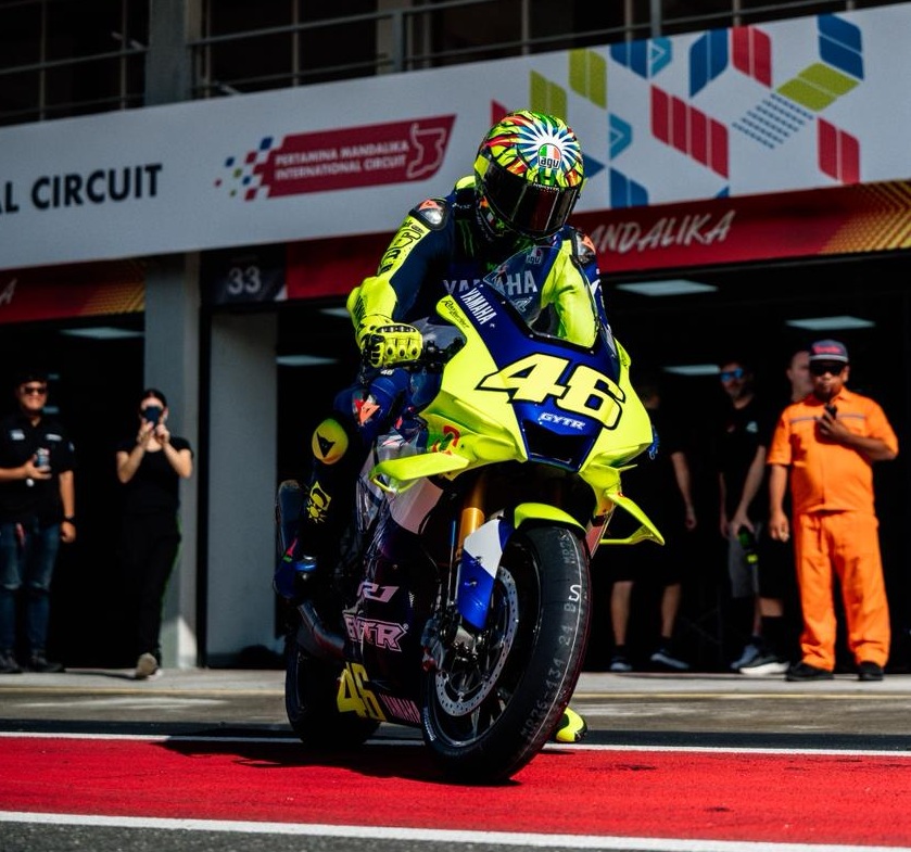 Mandalika Jadi Saksi Aksi Perdana Valentino Rossi di Indonesia