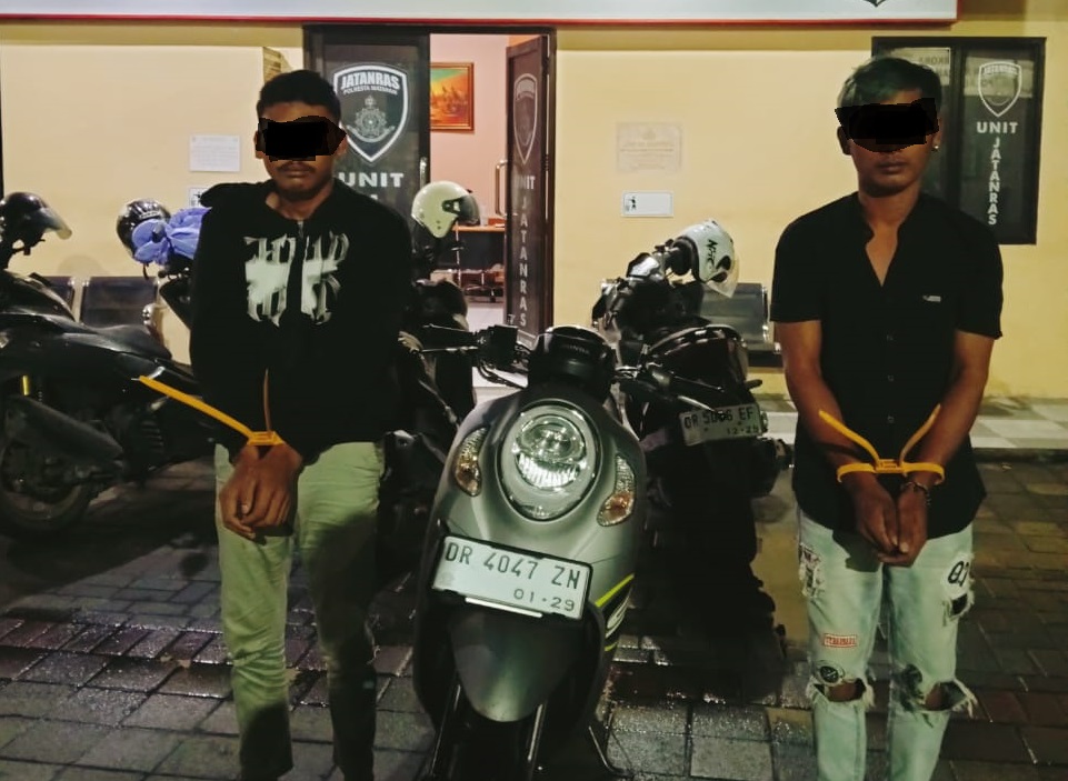 Dua Pelaku Curanmor Dibekuk Resmob Polresta Mataram, Satu Residivis