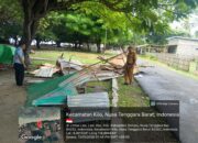 Angin Kencang Terjang Dompu, Rumah Rusak dan Ternak Mati di Kilo