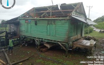 Hujan Lebat dan Angin Kencang Rusak Puluhan Rumah di Bima