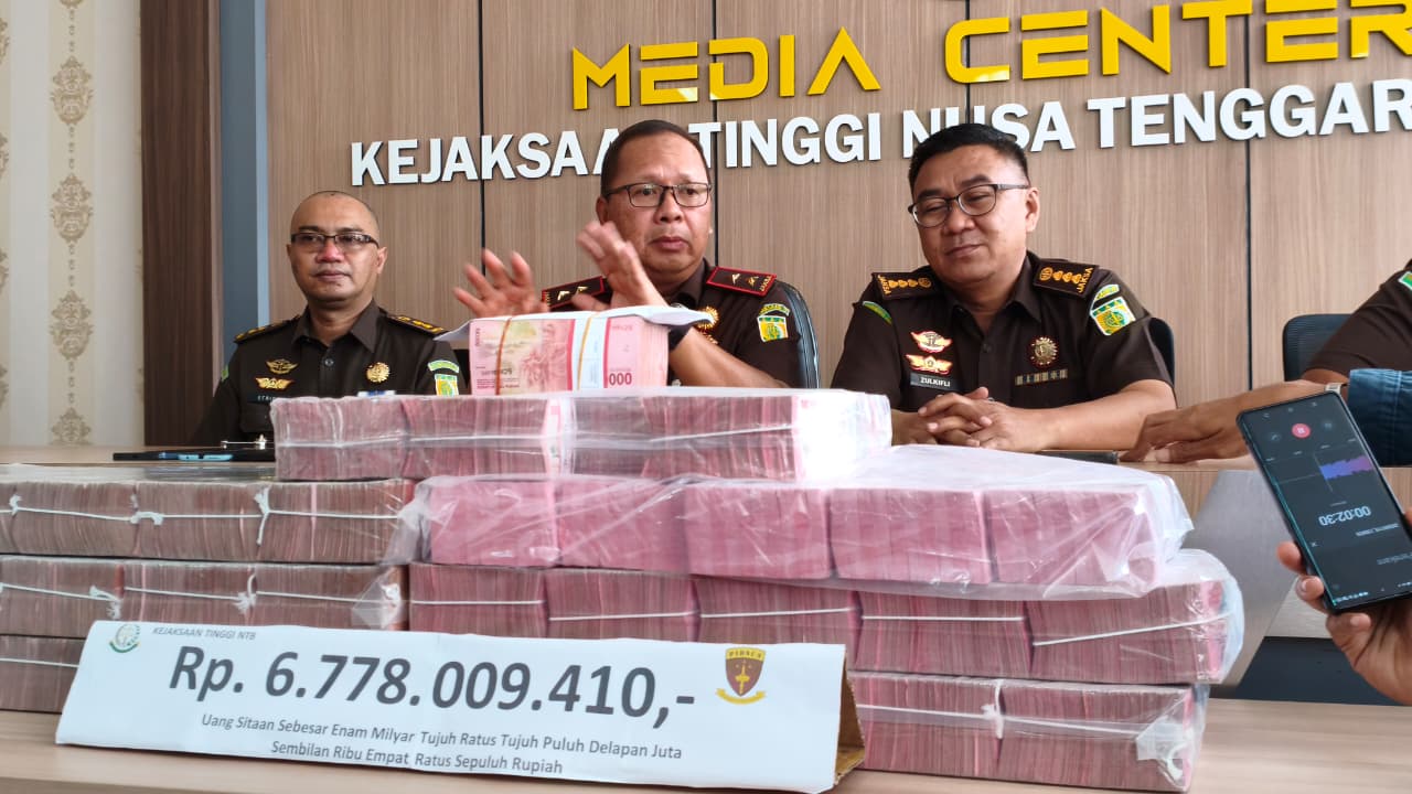 Kasus Lahan MXGP Samota: Kejati NTB Sita Pengembalian Rp6,7 Miliar